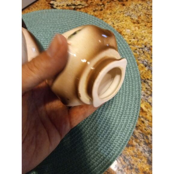 Vintage CMI 8.5" Porcelain Kitty Cat Teapot w/ Green Collar Made in Japan 1972 - Picture 13 of 15